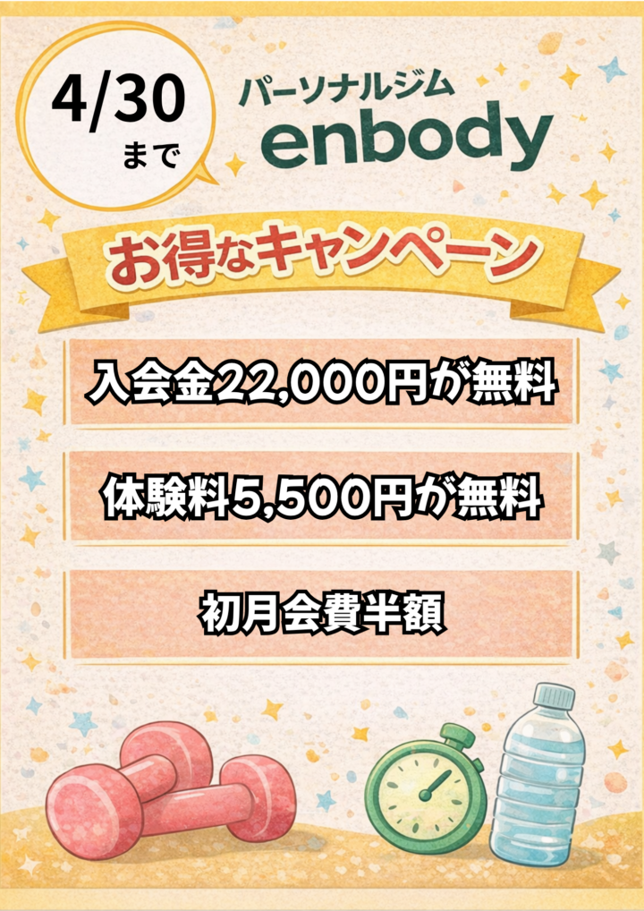 春の新生活応援キャンペーン(限定5名)の画像