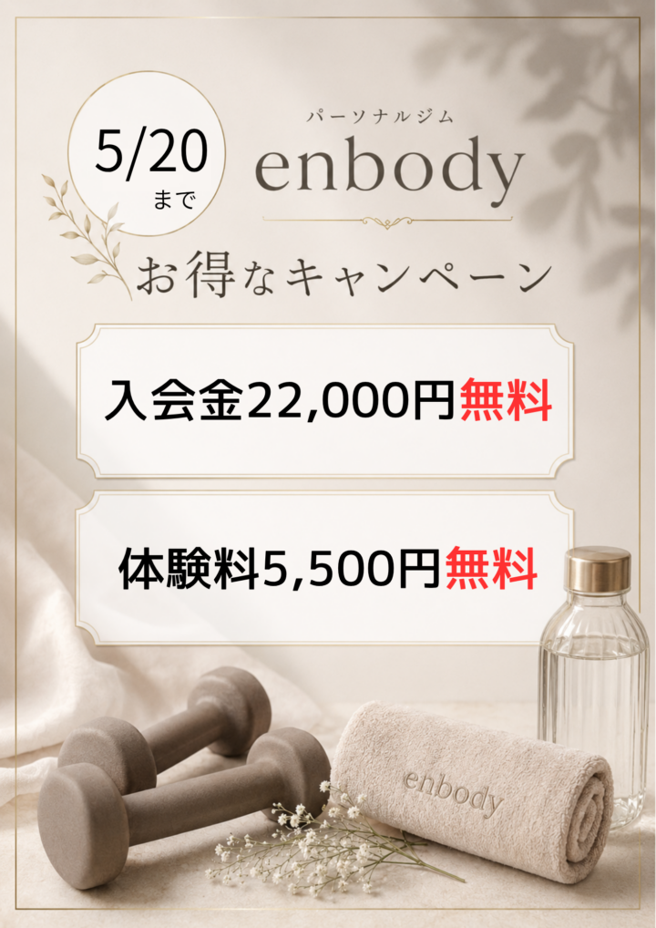 夏のダイエット応援キャンペーン(限定３名)の画像